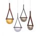 Pendule, Lustre suspendate - Lustra LED LUX, Lemn masiv, Sticla Topita, Dalì