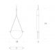 Pendule, Lustre suspendate - Lustra LED LUX, Lemn masiv, Sticla Topita, Dalì