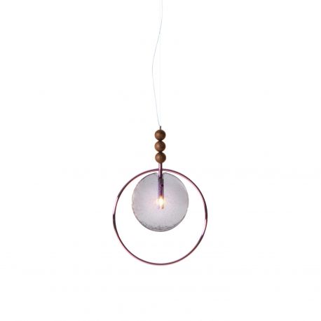 Pendule, Lustre suspendate - Lustra LUX, Lemn, Sticla fuzionata, Dreamy 38x55cm