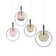 Pendule, Lustre suspendate - Lustra LUX, Lemn, Sticla fuzionata, Dreamy 38x55cm