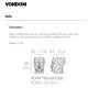 Scaune - Taburete exterior/interior design decorativ ADAN STOOL, lucios