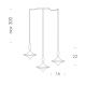 Pendule, Lustre suspendate - Lustra deosebita cu 3 pendule design LUX Étoile 02