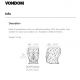 Mese - Masa exterior/interior design decorativ ADAN STOOL, lucios