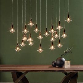 Lustra deosebita cu 6 pendule design LUX Étoile 03