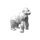 Decoratiuni - Decoratiune/ Statueta exterior sau interior ORIGAMI SARU, lucios