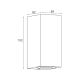 Aplice - Aplica de perete Exterior, Protectie IP44, 2xGU10, HARMONIA