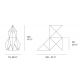 Decoratiuni - Decoratiune/ Statueta exterior sau interior ORIGAMI TORI, mat