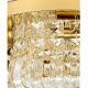 Lustre aplicate - Lustra aplicata, Plafoniera, Auriu, Sticla, BALURA 50