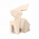 Decoratiune/ Statueta exterior sau interior ORIGAMI USAGI, mat