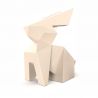 Decoratiune/ Statueta exterior sau interior ORIGAMI USAGI, mat