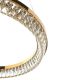 Pendule, Lustre suspendate - Lustra suspendata LED, Metal, Sticla, SAYOV 80 auriu