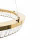 Pendule, Lustre suspendate - Lustra suspendata LED, Metal, Sticla, SAYOV 100 auriu