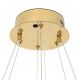 Pendule, Lustre suspendate - Lustra suspendata LED, Metal, Sticla, SAYOV 100 auriu