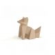 Decoratiuni - Decoratiune/ Statueta exterior sau interior Origami Kokitsune, mat