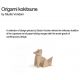 Decoratiuni - Decoratiune/ Statueta exterior sau interior Origami Kokitsune, mat