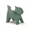 Decoratiune/ Statueta exterior sau interior Origami Neko, mat