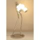 Lampadare - Lampa de podea decorativa cu design original Woman Premium argintiu
