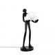 Lampa de masa decorativa cu design original Woman Premium negru