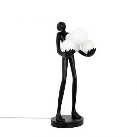 Veioze - Lampa de masa decorativa cu design original Woman Premium negru