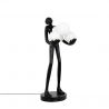 Lampa de masa decorativa cu design original Woman Premium negru