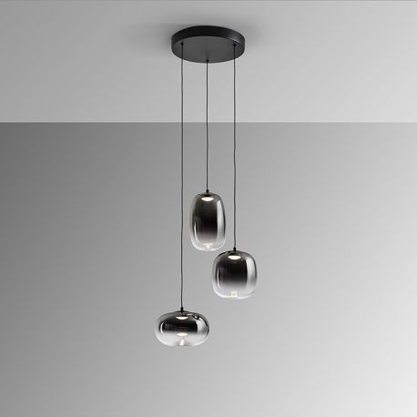Pendule, Lustre suspendate - Lustra LED suspendata design modern Onice 3L