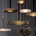 Pendul LED LUX, Lemn masiv, Sticla Turnata, MACRABÈ Small