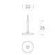 Pendule, Lustre suspendate - Pendul LED LUX, Lemn masiv, Sticla Turnata, MACRABÈ Small
