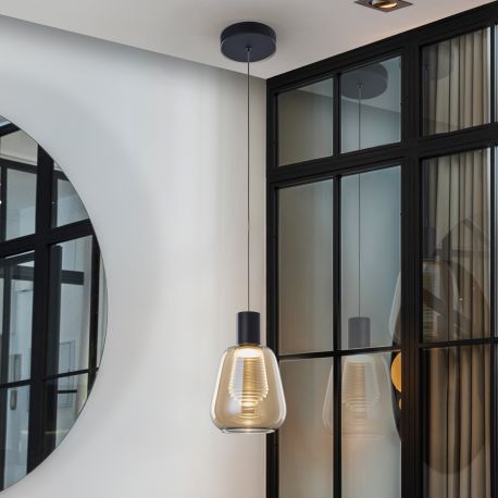 Pendule, Lustre suspendate - Pendul LED design modern Carisa