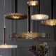 Pendule, Lustre suspendate - Pendul LED LUX, Lemn masiv, Sticla Turnata, MACRABÈ Big