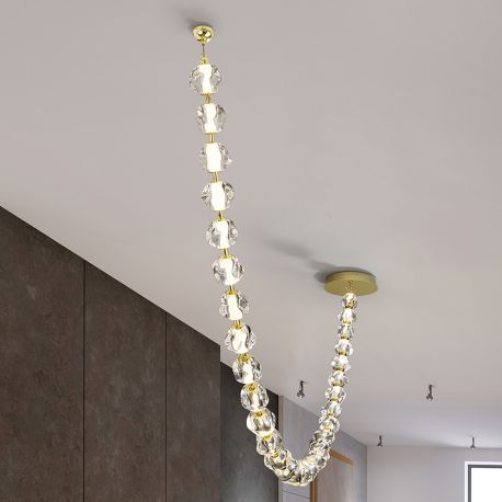 Pendule, Lustre suspendate - Lustra LED suspendata design modern Zaria II