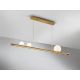 Pendule, Lustre suspendate - Lustra LED suspendata design modern Mila auriu