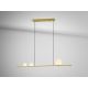 Pendule, Lustre suspendate - Lustra LED suspendata design modern Mila auriu