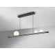 Pendule, Lustre suspendate - Lustra LED suspendata design modern Mila negru
