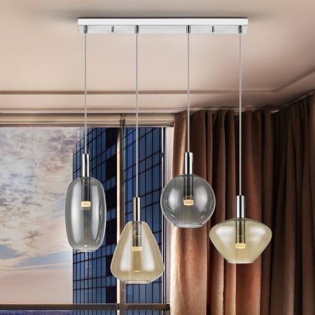 Pendule, Lustre suspendate - Lustra LED suspendata design modern Nara 4L