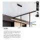 Pendule, Lustre suspendate - Lustra LED suspendata cu telecomanda Ixias