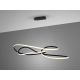 Pendule, Lustre suspendate - Lustra LED XXL suspendata cu telecomanda Evania