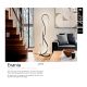 Lampadare - Lampadar LED design modern Evania
