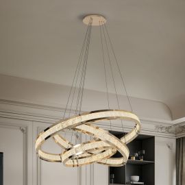 Pendule, Lustre suspendate - Lustra LED suspendata design modern Lorian III