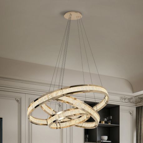 Pendule, Lustre suspendate - Lustra LED suspendata design modern Lorian III