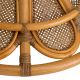 Mese dining - Masa rotunda design LUX, Ratan natural, Sticla, Colony