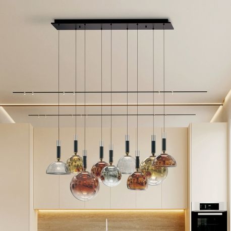 Pendule, Lustre suspendate - Lustra LED suspendata design decorativ Charlize II