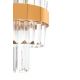 Pendule, Lustre suspendate - Pendul LED, Metal Auriu, Cristale de Sticla, Empero