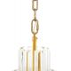 Pendule, Lustre suspendate - Pendul LED, Metal Auriu, Cristale de Sticla, Empero