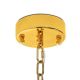 Pendule, Lustre suspendate - Pendul LED, Metal Auriu, Cristale de Sticla, Empero