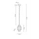 Pendule, Lustre suspendate - Pendul LED, Metal Auriu, Cristale de Sticla, Empero