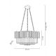 Candelabre, Lustre - Lustra suspendata, Cristale de Sticla, Glamour Silver 80
