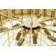 Candelabre, Lustre - Lustra suspendata, Cristale de Sticla, Glamour Gold 80