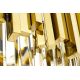 Candelabre, Lustre - Lustra suspendata, Cristale de Sticla, Glamour Gold 80