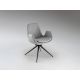 Scaune - Scaun pivotant dining design elegant Zuna gri
