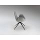 Scaune - Scaun pivotant dining design elegant Zuna gri